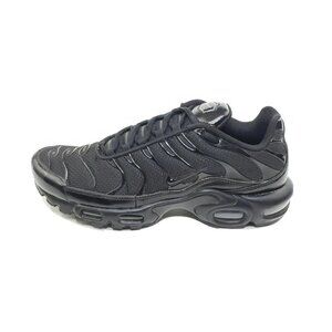 Nike Air Max Plus Tn Mens Sneakers Black Mesh Leather Size 8.5